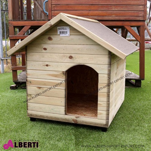 Casetta per cani in legno 80x100xh105